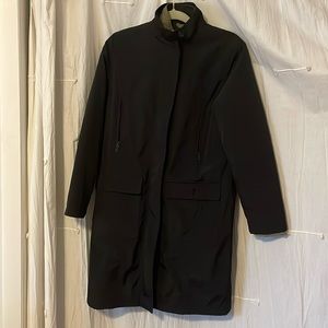 Eddie Bauer Black and green Parka/Trench coat 2in1